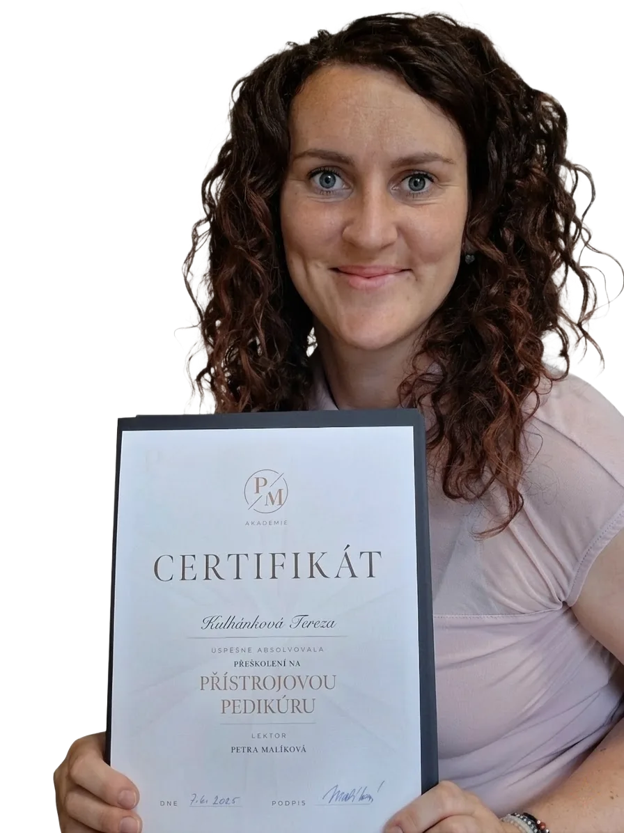 Tereza Kulhánková — certifikovaná pedikérka pro mobilní pedikúru ve Frýdku-Místku a okolí